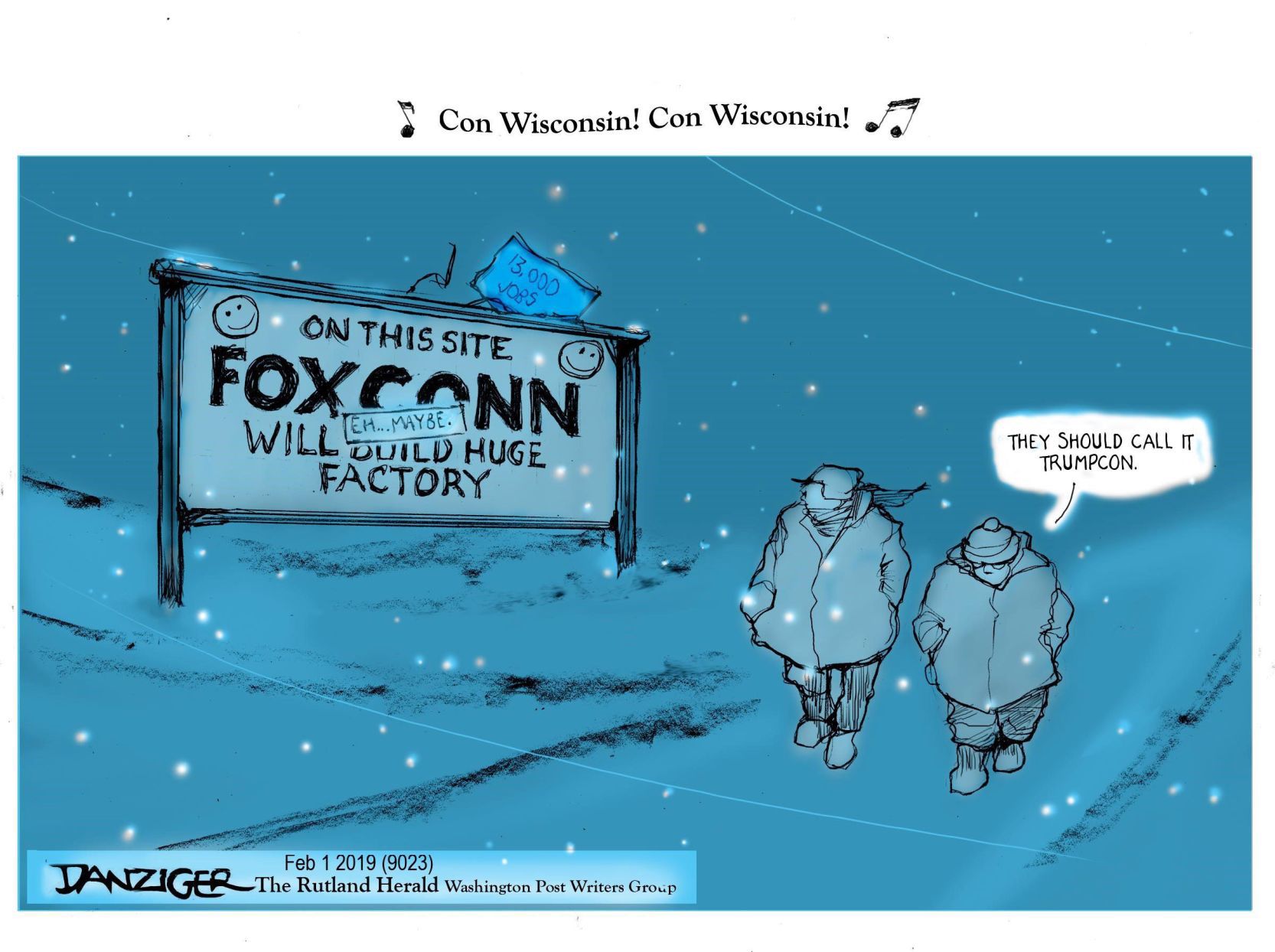 Jeff Danziger cartoon